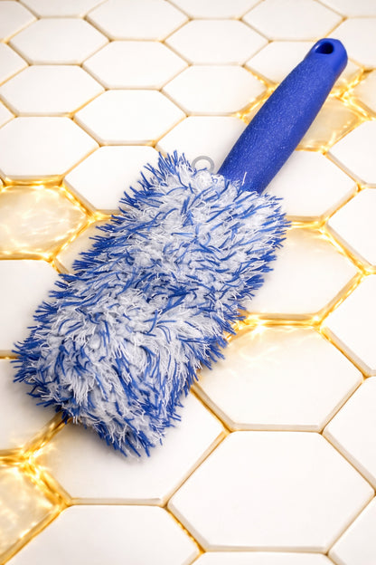 Microfibre wheel brush